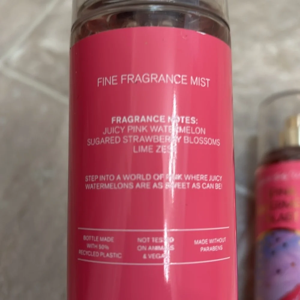 NWT 2 Bath & Body Works Pink Watermelon Blast Mist - Picture 4 of 4